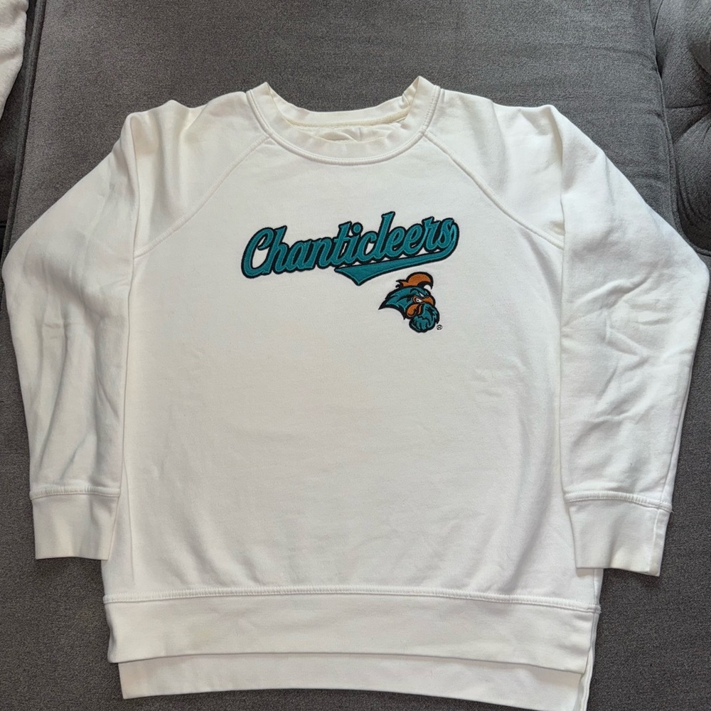 Ivory Coastal Carolina Chanticleers Sweatshirt